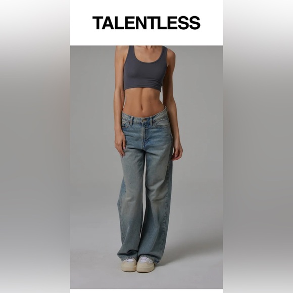 TALENTLESS Gray Tank Top - Picture 1 of 4